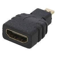 Cable - Connectique Pour Peripherique Adaptateur HDMI 1.4 femelle vers micro HDMI male noir