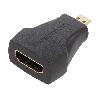 Cable - Connectique Pour Peripherique Adaptateur HDMI femelle micro HDMI prise male - Noir