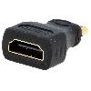 Cable - Connectique Pour Peripherique Adaptateur HDMI femelle vers mini HDMI male noir