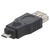 Cable - Connectique Pour Peripherique Adaptateur OTG USB 2.0 USB A femelle vers USB B micro