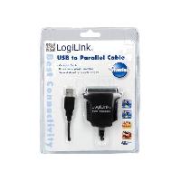 Cable - Connectique Pour Peripherique Adaptateur USB 1-1 Centronics 36pin prise male USB A prise male 1.5m - Noir