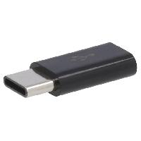 Cable - Connectique Pour Peripherique Adaptateur USB 2.0 port USB B micro vers USB C noir