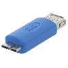 Cable - Connectique Pour Peripherique Adaptateur USB 3.0 type A femelle vers USB B micro male