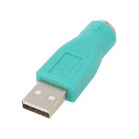 Cable - Connectique Pour Peripherique Adaptateur USB-PS2 PS2 femelle USB A prise
