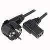 Cable - Connectique Pour Peripherique Cable alimentation Angulaire 90 degres IEC C13 1.8m Noir
