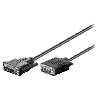 Cable - Connectique Pour Peripherique Cable D-Sub HD male DVI-I male 1m noir