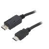 Cable - Connectique Pour Peripherique Cable DisplayPort 1.1 male HDMI 2.0 male 10m noir
