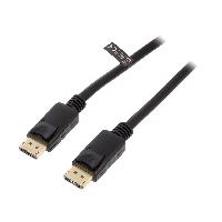 Cable - Connectique Pour Peripherique Cable DisplayPort 1.4 male des deux cotes 3m - Noir Cable - Connectique Pour Peripherique Cable DisplayPort 1.4 male des deux cotes 3m - Noir