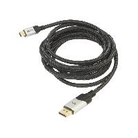Cable - Connectique Pour Peripherique Cable DisplayPort 1.4 male des deux cotes 3m noir Cable - Connectique Pour Peripherique Cable DisplayPort 1.4 male des deux cotes 3m noir