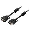 Cable - Connectique Pour Peripherique Cable dual link DVI-D -24+1- male des deux cotes 2m - Noir