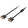 Cable - Connectique Pour Peripherique Cable DVI-D male des deux cotes 1.5m noir
