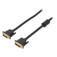 Cable - Connectique Pour Peripherique Cable DVI-D male des deux cotes 3m noir
