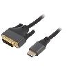 Cable - Connectique Pour Peripherique Cable DVI-D male HDMI male 1.8m noir