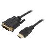 Cable - Connectique Pour Peripherique Cable DVI-D male HDMI male 1.8m noir