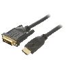 Cable - Connectique Pour Peripherique Cable DVI-D male HDMI male 3m noir