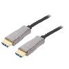 Cable - Connectique Pour Peripherique Cable HDCP 1.4 HDCP 2.2 HDMI 2.0 optique UHD 4K 10m - Noir