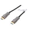 Cable - Connectique Pour Peripherique Cable HDCP 1.4.HDCP 2.2.HDMI 2.0.optique UHD 4K 30m - Noir