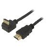 Cable - Connectique Pour Peripherique Cable HDCP 2.2 HDMI 2.0 male 270o 3m noir