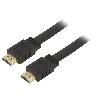 Cable - Connectique Pour Peripherique Cable HDCP 2.2 HDMI 2.0 male des deux cotes 1.5m noir
