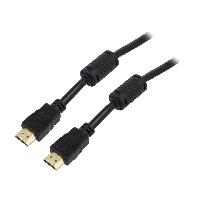 Cable - Connectique Pour Peripherique Cable HDCP 2.2 HDMI 2.0 male des deux cotes 15m noir