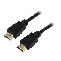 Cable - Connectique Pour Peripherique Cable HDCP 2.2 HDMI 2.0 male des deux cotes 2m - noir