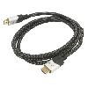 Cable - Connectique Pour Peripherique Cable HDCP 2.2 HDMI 2.1 male des deux cotes 1.5m noir