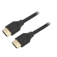 Cable - Connectique Pour Peripherique Cable HDCP 2.2 HDMI 2.1 male des deux cotes 1.5m noir