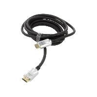 Cable - Connectique Pour Peripherique Cable HDCP 2.2 HDMI 2.1 male des deux cotes 3m noir
