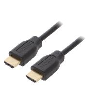 Cable - Connectique Pour Peripherique Cable HDCP HDMI 2.0 male des deux cotes 3m noir