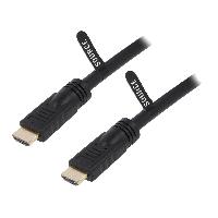 Cable - Connectique Pour Peripherique Cable HDMI 1.4 male des deux cotes 15m - Noir