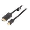Cable - Connectique Pour Peripherique Cable HDMI 1.4 male mini DisplayPort male 2m noir