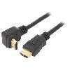 Cable - Connectique Pour Peripherique Cable HDMI 2.0 male 90o 3m noir