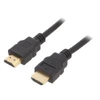Cable - Connectique Pour Peripherique Cable HDMI 2.0 male des deux cotes 1.8m noir