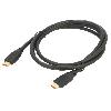 Cable - Connectique Pour Peripherique Cable HDMI 2.0 male des deux cotes 1.8m noir