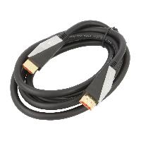Cable - Connectique Pour Peripherique Cable HDMI 2.0 male des deux cotes 1.8m noir