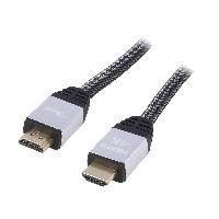 Cable - Connectique Pour Peripherique Cable HDMI 2.0 male des deux cotes 10m noir