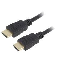 Cable - Connectique Pour Peripherique Cable HDMI 2.0 male des deux cotes 1m noir