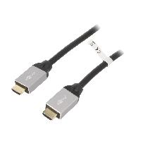 Cable - Connectique Pour Peripherique Cable HDMI 2.0 male des deux cotes 2m noir