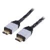 Cable - Connectique Pour Peripherique Cable HDMI 2.0 male des deux cotes 3m noir