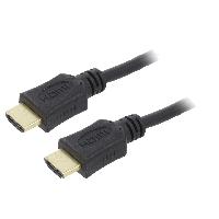 Cable - Connectique Pour Peripherique Cable HDMI 2.0 male des deux cotes 3m noir