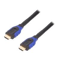 Cable - Connectique Pour Peripherique Cable HDMI 2.0 male des deux cotes 4K 3D UHD 10m - Noir