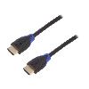Cable - Connectique Pour Peripherique Cable HDMI 2.0 male des deux cotes 4K 3D UHD 2m - Noir