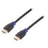 Cable - Connectique Pour Peripherique Cable HDMI 2.0 male des deux cotes 4K 3D UHD 3m - Noir