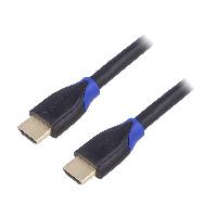 Cable - Connectique Pour Peripherique Cable HDMI 2.0 male des deux cotes 4K 3D UHD 7.5m - Noir