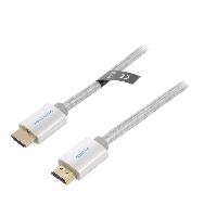 Cable - Connectique Pour Peripherique Cable HDMI 2.0 prise male des deux cotes UHD 4K 3D 1m - Noir