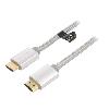 Cable - Connectique Pour Peripherique Cable HDMI 2.0 prise male des deux cotes UHD 4K 3D 2m - Noir
