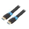 Cable - Connectique Pour Peripherique Cable HDMI 2.0 prise male des deux cotes UHD 4K 3D 2m - Noir