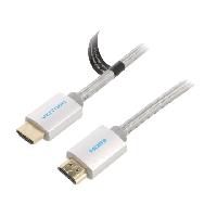 Cable - Connectique Pour Peripherique Cable HDMI 2.0 prise male des deux cotes UHD 4K 3D 3m - Noir