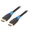 Cable - Connectique Pour Peripherique Cable HDMI 2.0 prise male des deux cotes UHD 4K 3D 3m - Noir