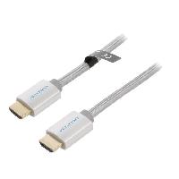 Cable - Connectique Pour Peripherique Cable HDMI 2.0 prise male des deux cotes UHD 4K 3D 5m - Noir